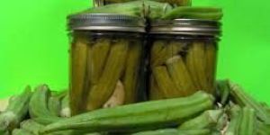 Brined Okra