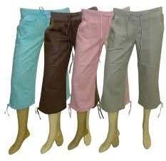 Ladies Cotton Capris