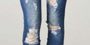 Ladies Ripped Jeans