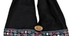 JBI Black Rajwada Pattern Jholas