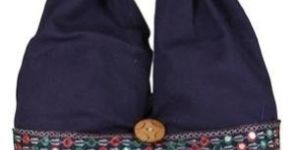 JBI Dark Blue Rajwada Pattern Jholas