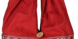 JBI Red Rajwada Pattern Jholas