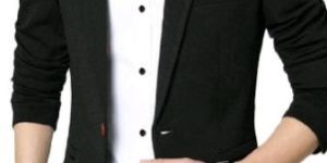 Slim Fit Casual Blazer in Velvet