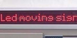 Moving Message Display on LED