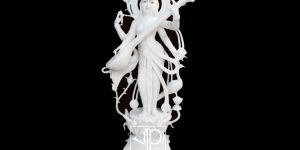 Maa Saraswati Marble Idol