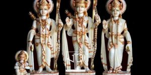 Marble RAM Darbar Statue