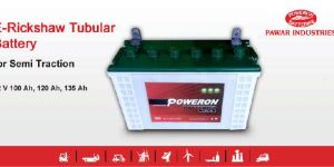 E-Rickashaw Tubular battery