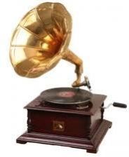 Brass Gramophone