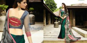 Multi Colour Georgette Sareehk04