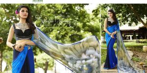 Multi Colour Georgette Sareehk05