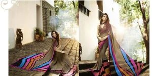 Multi Colour Georgette Sareehk08