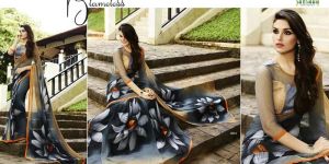 Multi Colour Georgette Sareehk13