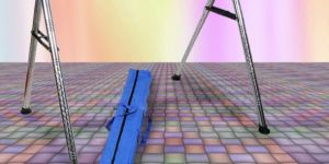 Round Folding Stainless Steel Baby Cradle