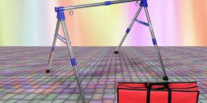 Super Folding Round Stainless Steel Baby  Cradle