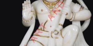 White Marble Hanuman Statue