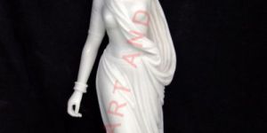 White Marble Lady Statue