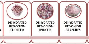 Dehydrated Red Onions