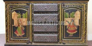 Rajasthan Hand Painted Sideboard