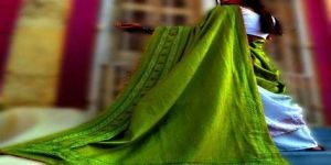 Painted Khadi Sarees