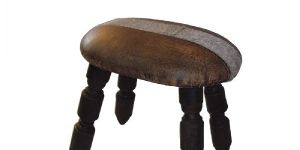 Vintage Leather Stool