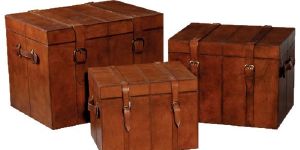 Vintage Leather Trunk