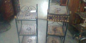 Wrought Iron Wooden Corners