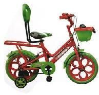 Red and Green Kids Bicycles