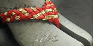 Hand Braided Flip Flops and Slippers Uppers