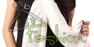 Womens off White Viscose Shawls