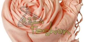 Womens Peachpuff Viscose Shawls