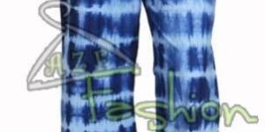 Womens Tie Dye Blue Palazzo Pants