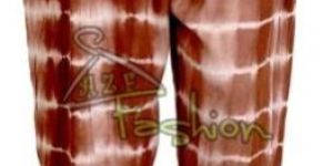 Womens Tie Dye Brown Palazzo Pants