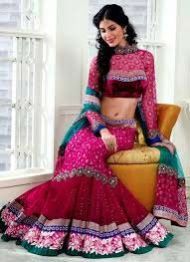 Sharara Cut Lehenga Choli