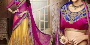 Yuthfull Yellow Designer Lehenga with Heavy Floral Worked