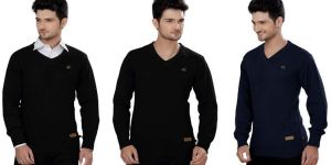 Cotton Men V Neck Sweater