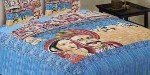 Rajasthani Scenery Printed Bedsheets