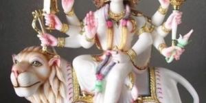 Marble Durga Statue
