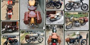 Vintage Royal Enfield Motorcycle