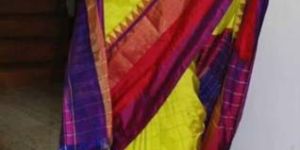 Pochampally ikkath silk saree.