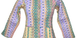 S Vintage Kantha Ethnic Reversible Jacket