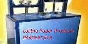 Buffet Paper Plate Making Machine