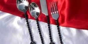 Steel with Powder Coating Cutlery Set