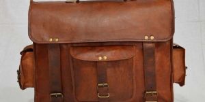 Vintage Leather Laptop Briefcase