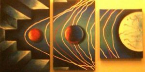 Abstract Canvas Panel Paintings
