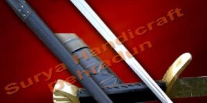 Viking Sword with Leather Scabbard