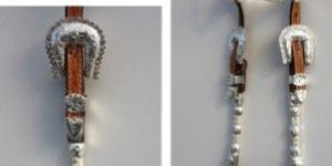 Horse ONE EAR SILVER HEAD STALL