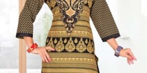 Cotton Embroidery Neck Work