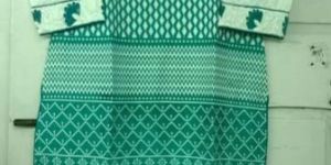 Printed Cotton Kurti.EMBROIDERY work