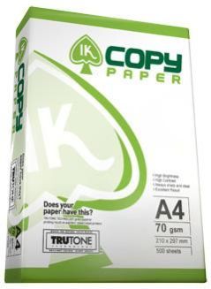 IK Copier Paper A4 Size (500 Sheets)