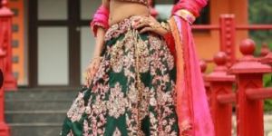 Mehandi / Cocktail Lehenga